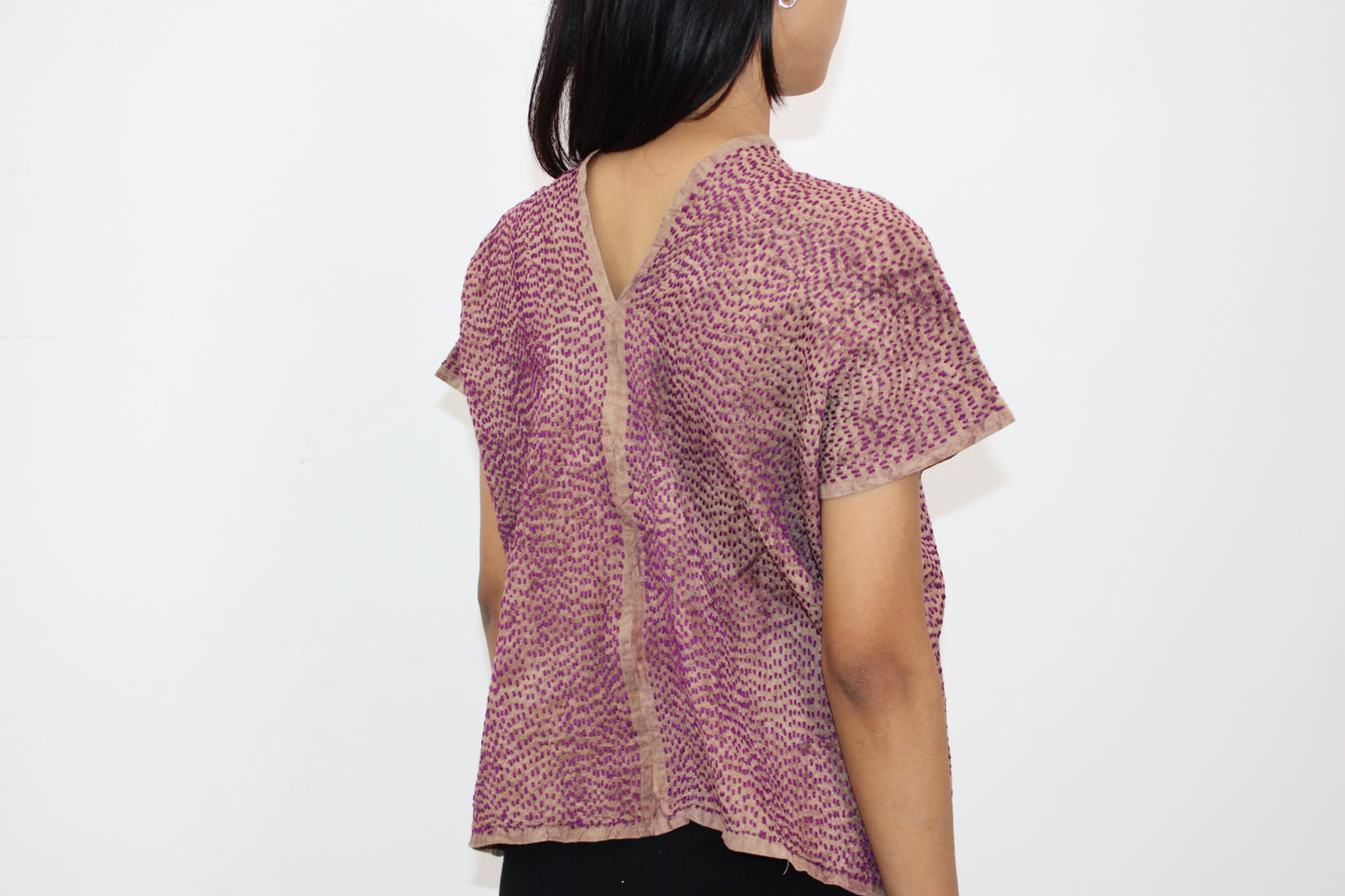 Rare Artisan Cotton Blouse – Handwoven Heritage Craft