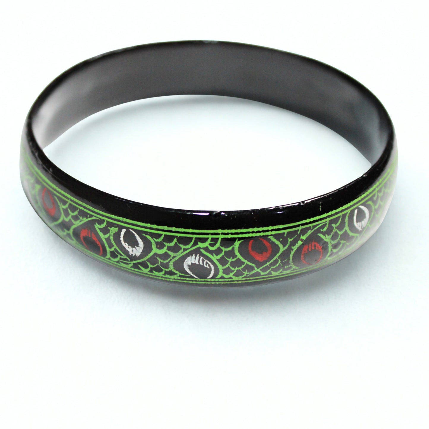 “Serpent Scales” Lacquerware Bangle – BNG10