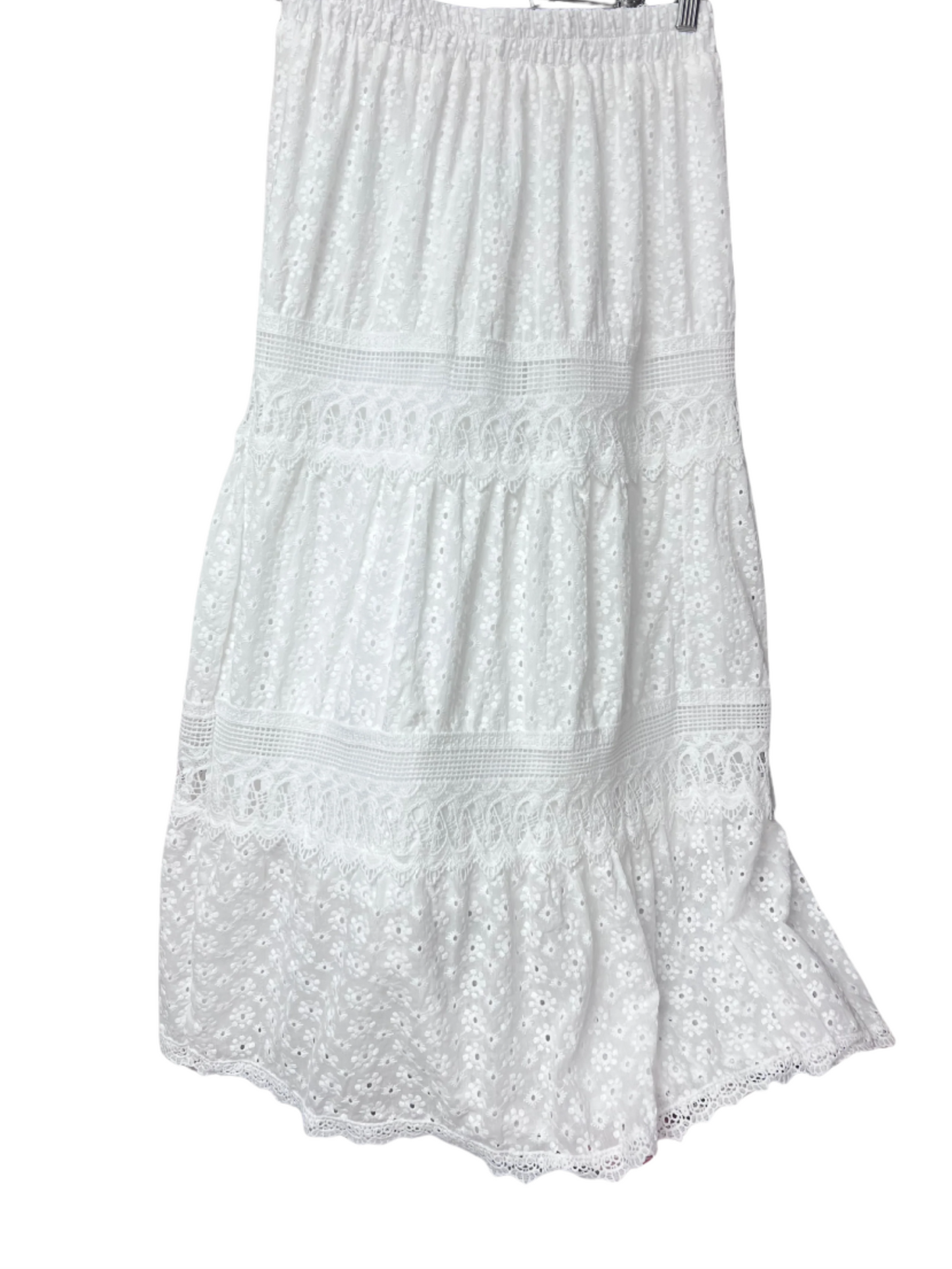 Elira Cotton Eyelet Skirt