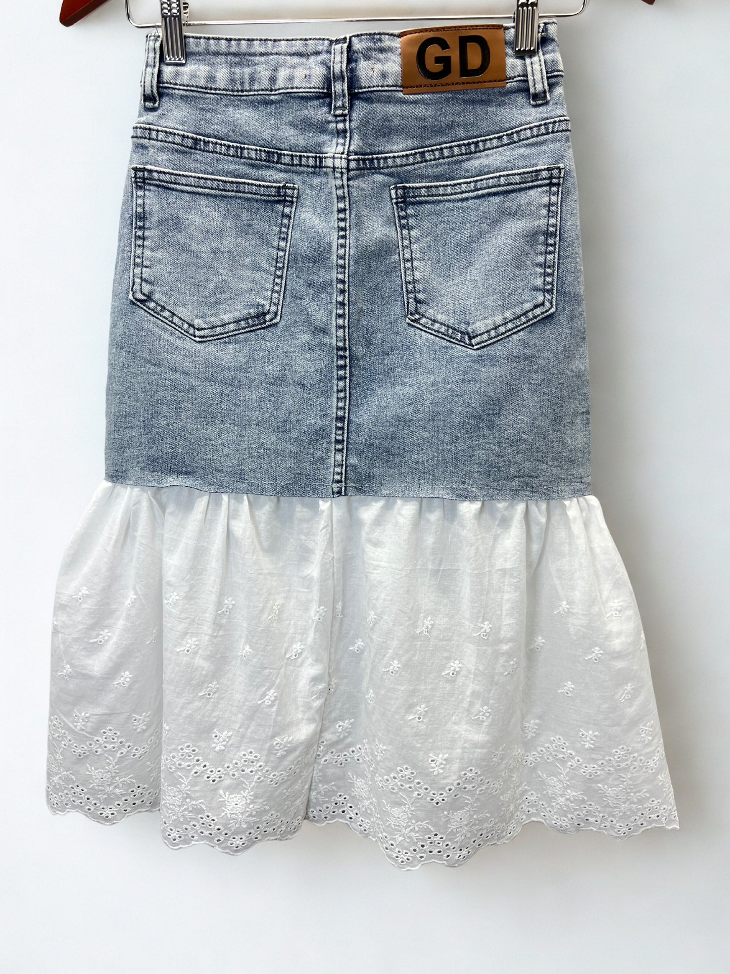 Clara Denim Bloom Skirt