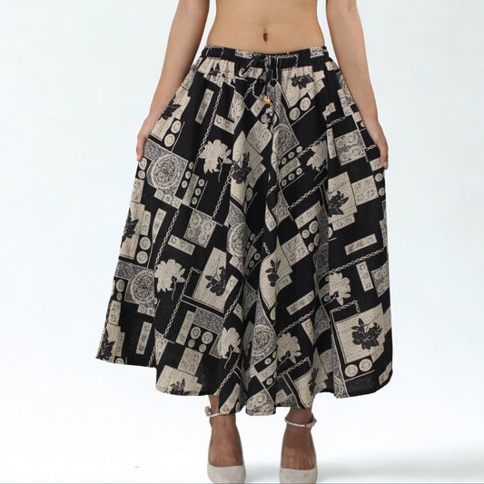 Cotton Maxi Skirt