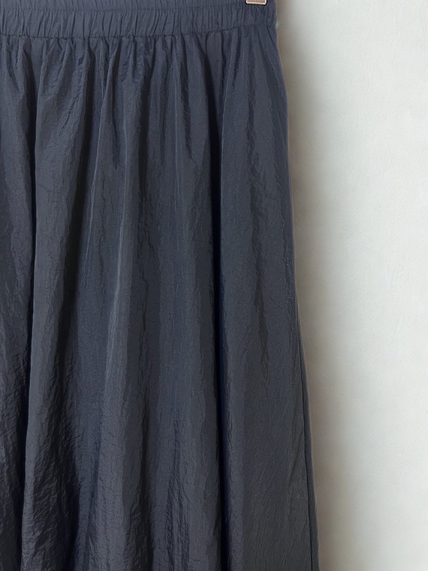 Midnight Bloom Balloon Skirt – Taffeta Black