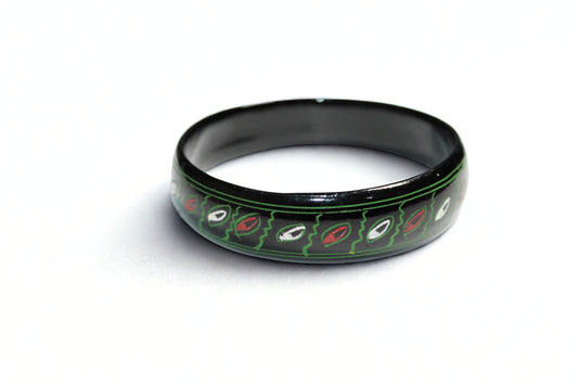 “Tribal Echo” Lacquerware Bangle – BNG07