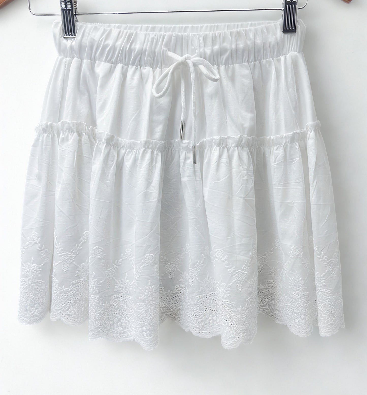 White Garden Tiered Skirt